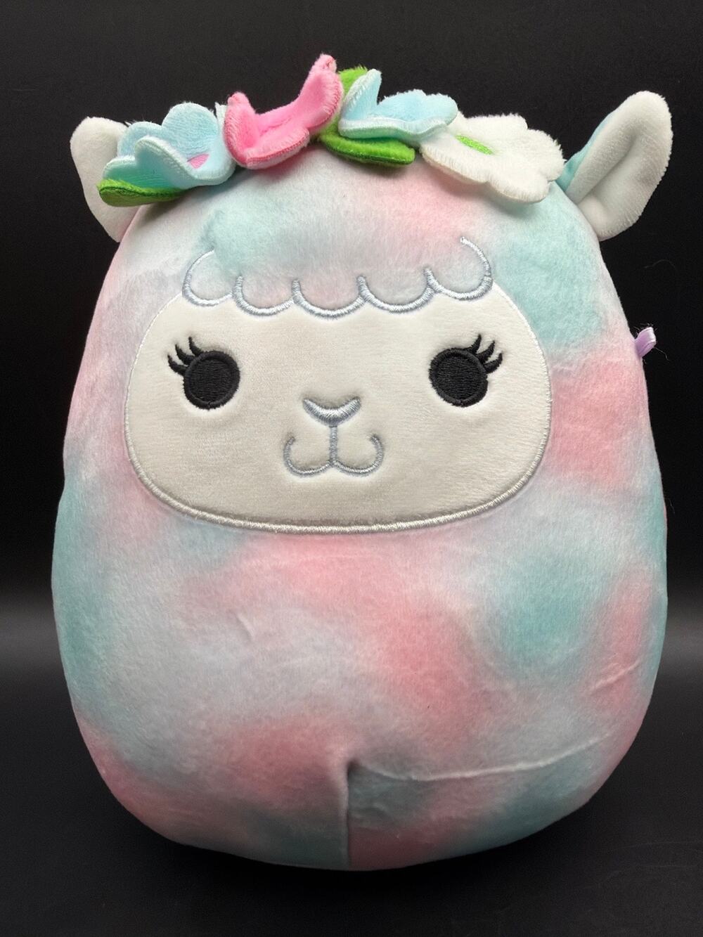 Squishmallows Blossom Pastel Tie Dye Alpaca Llama 8” Plush Kellytoy Flowers
